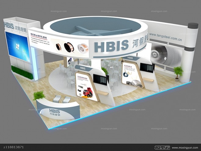綠動未來 HBIS新能源展臺3D模型與展覽展示服務革新傳媒體驗